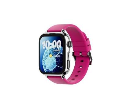 SaveWatch Plus 2 Boîtier argenté Bracelet Silicone Lollipop