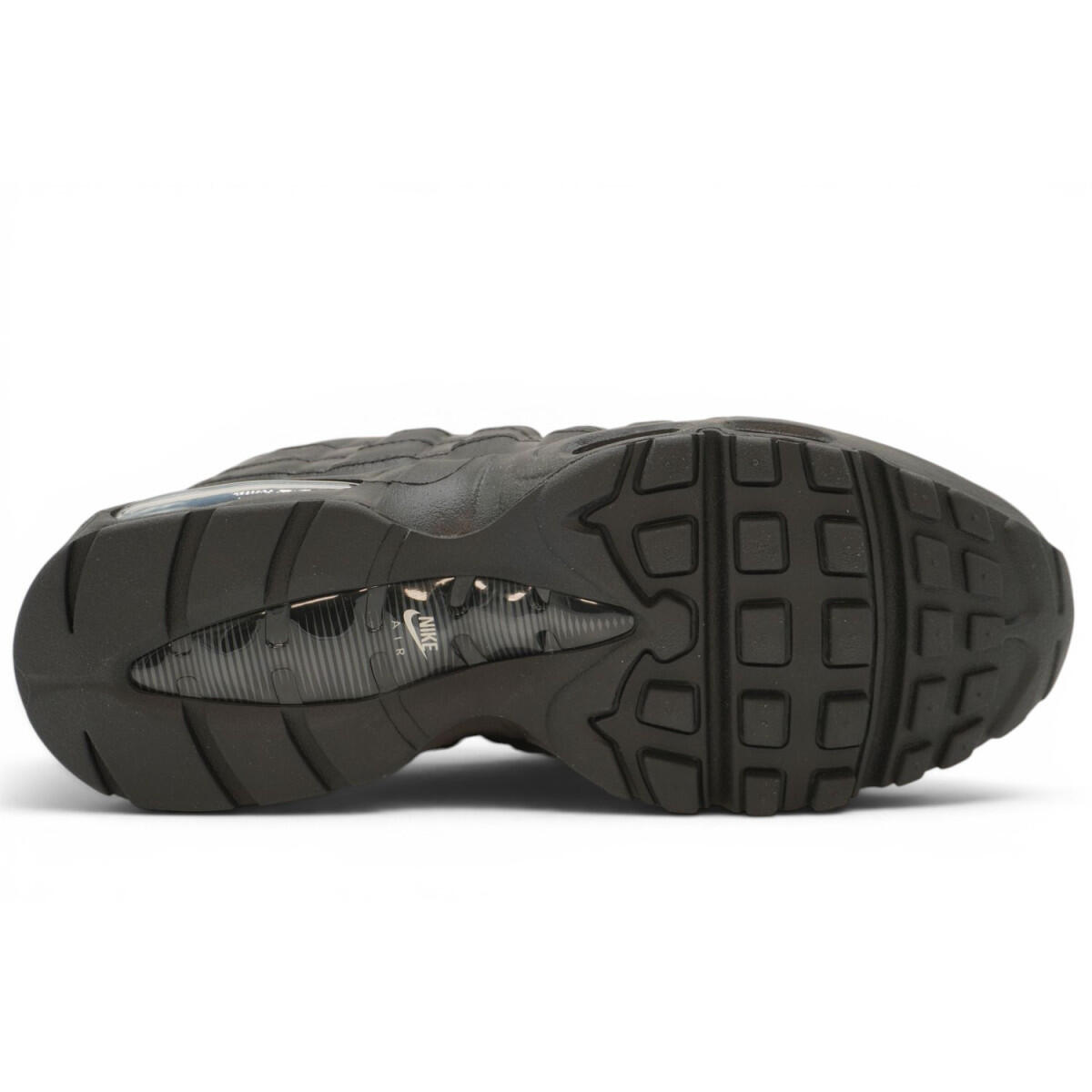 Nike Air Max 95 QS Big Bubble Leather Triple Black 3/4