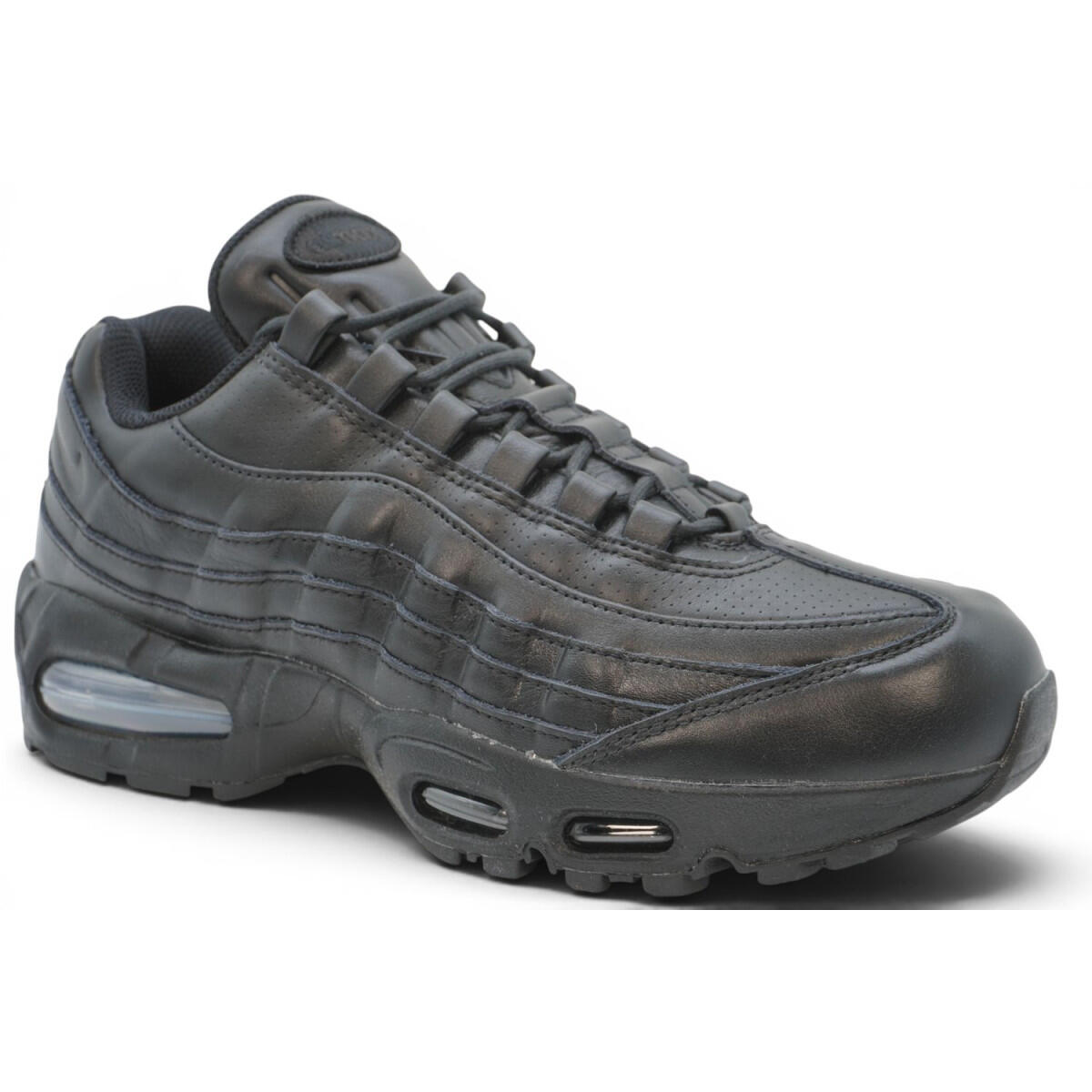 Nike Air Max 95 QS Big Bubble Leather Triple Black 2/4