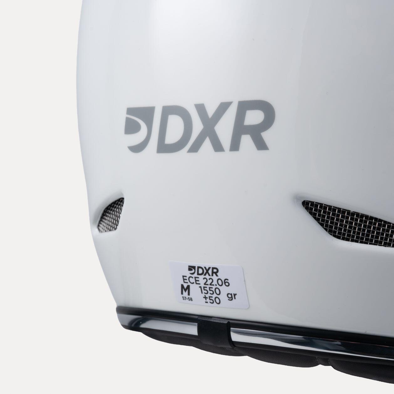 MOTOBLOUZ Casque Intégral TANNEN GLOSSY Full white | ECE 22.06 7/7