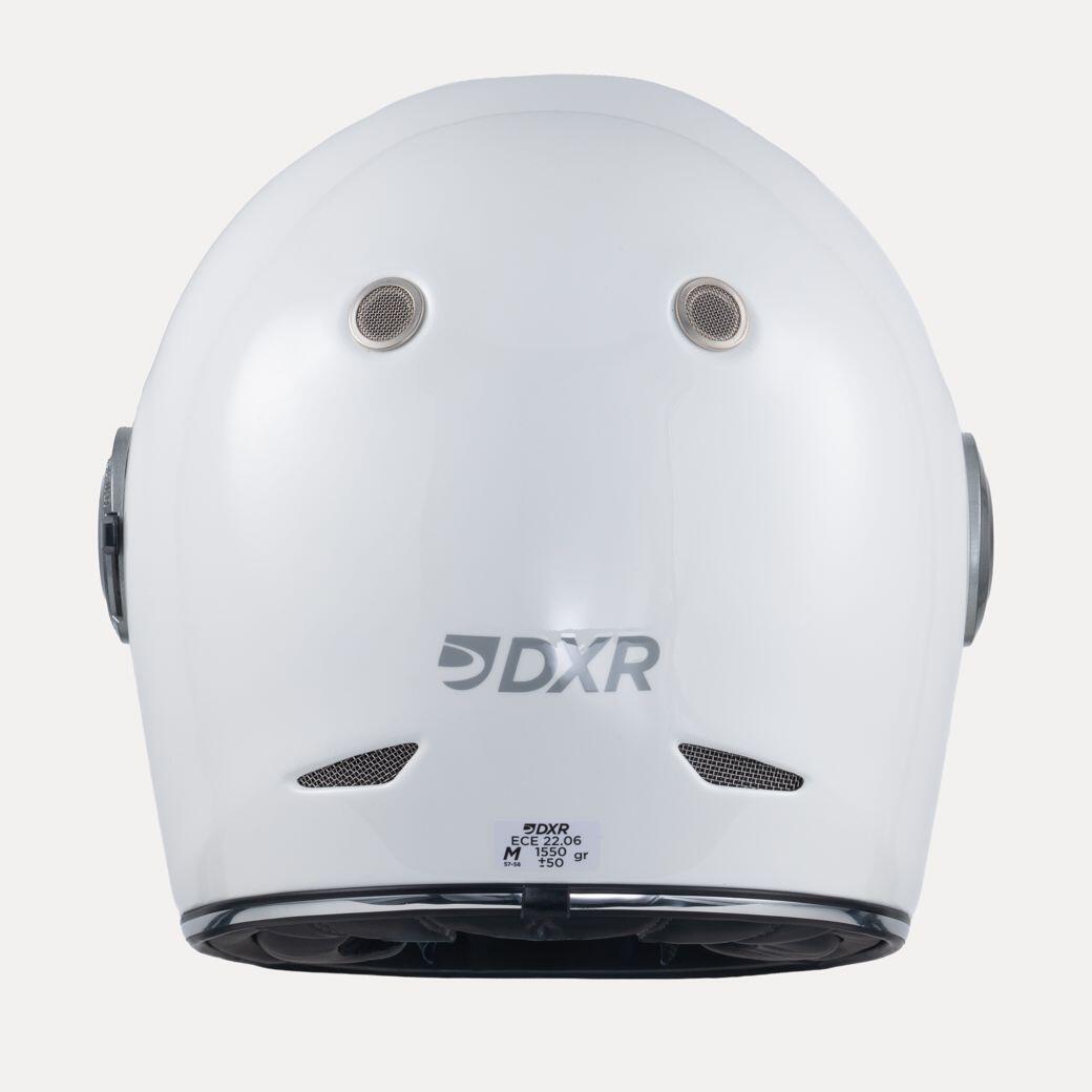 MOTOBLOUZ Casque Intégral TANNEN GLOSSY Full white | ECE 22.06 4/7