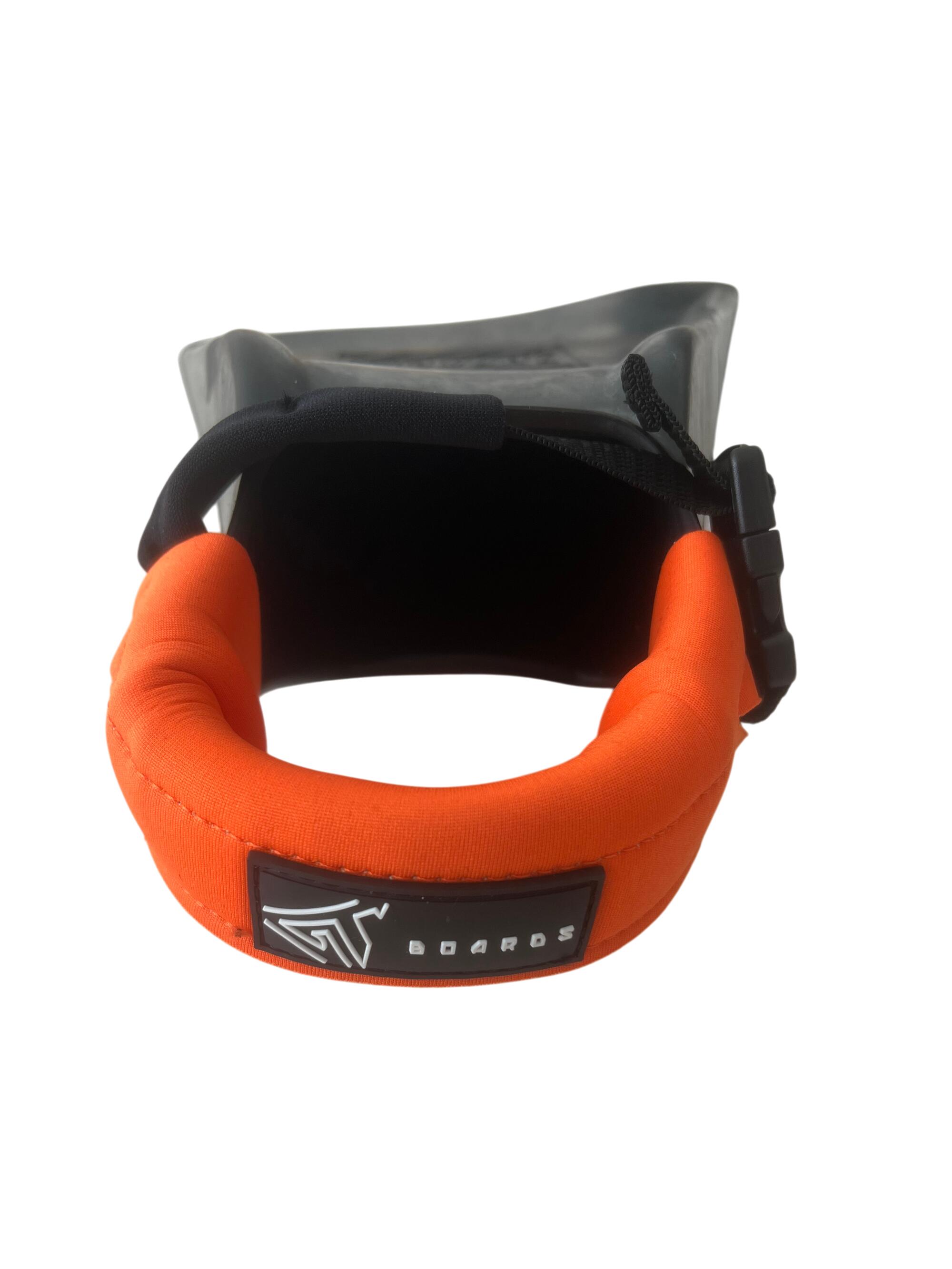 Leash para aletas de neopreno GT naranja 2/3