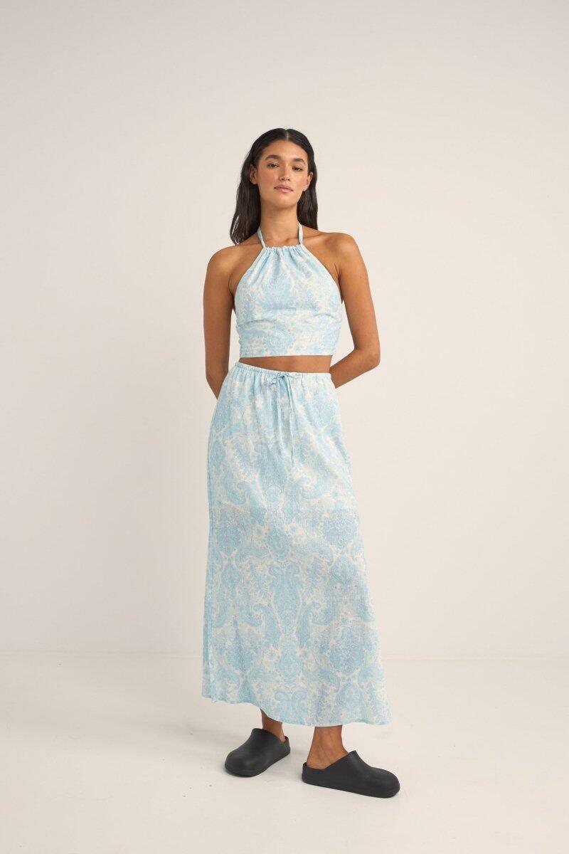 Jean  Paisley Halter - Top Femme 4/4