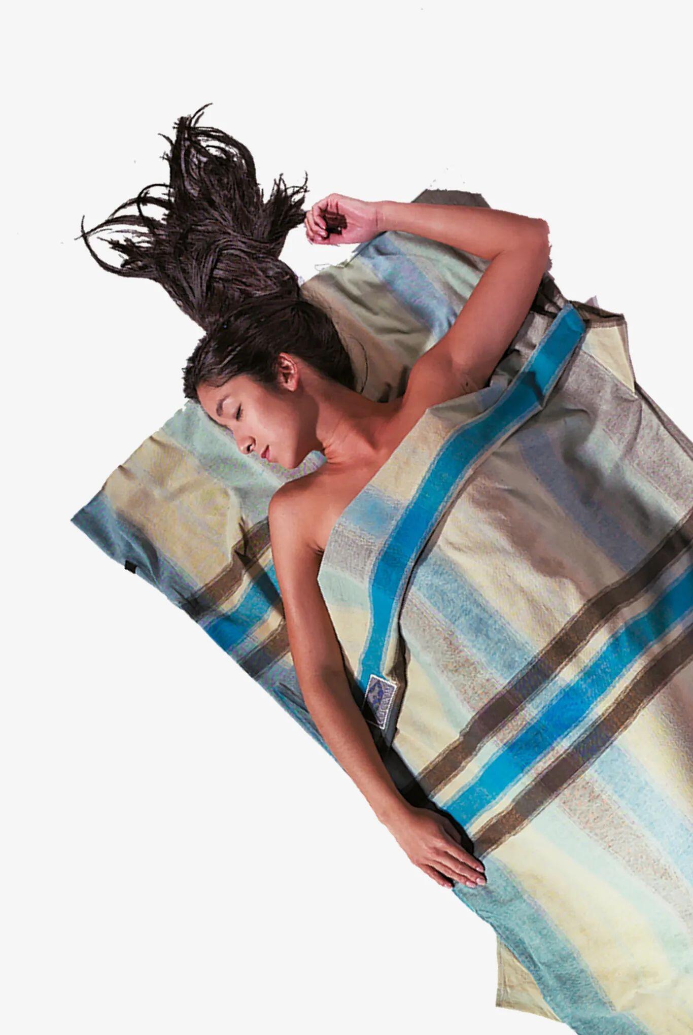 Wkładka do śpiwora Cocoon TravelSheet - Flannel - african rainbow 2/2
