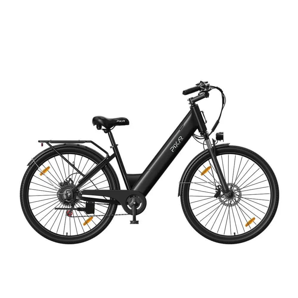 C1 Elektrische stadsfiets, 250W motor, 36V 13Ah accu, 27.5", 35-45km bereik 2/7