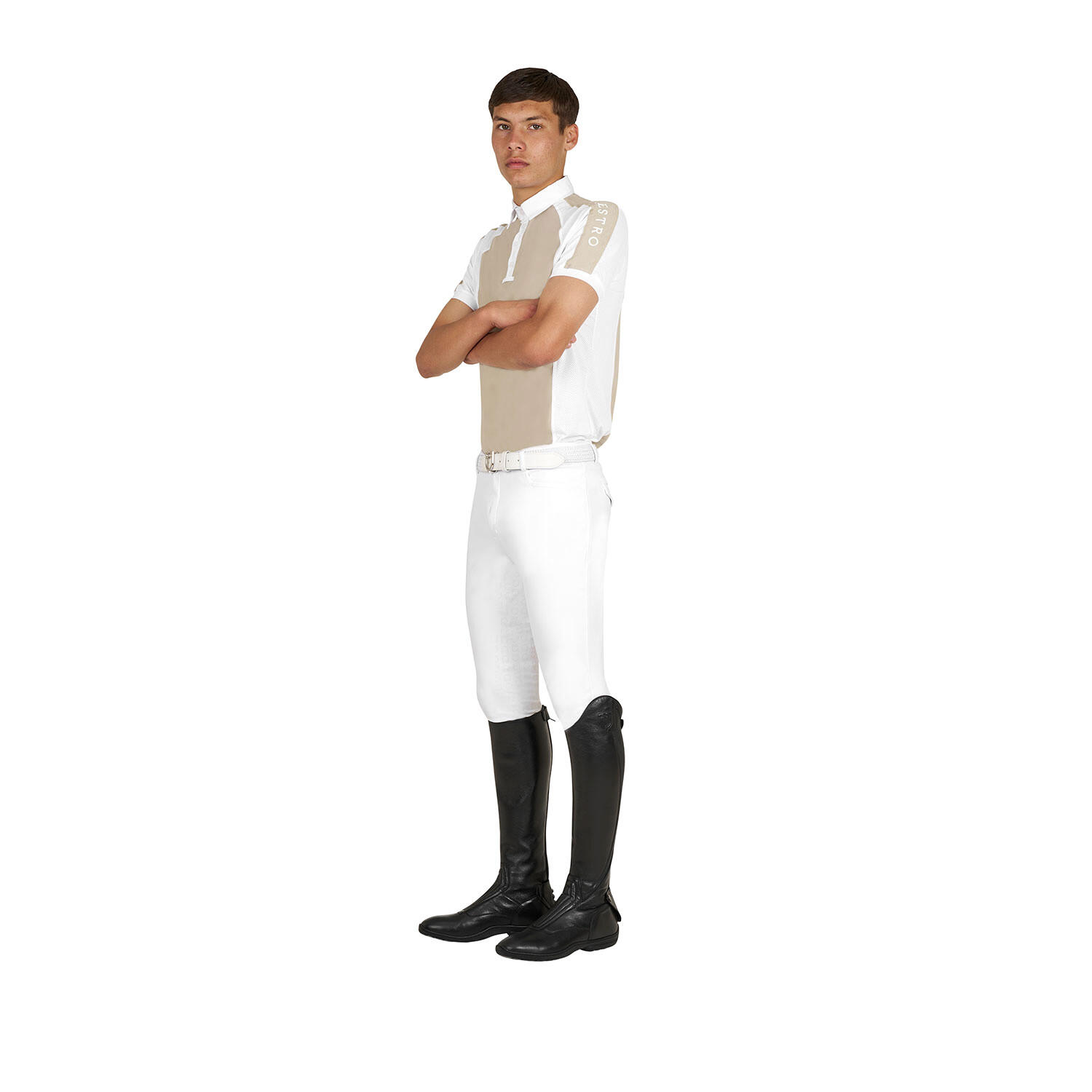Polo homme de concours slim fit quatre boutons 6/6