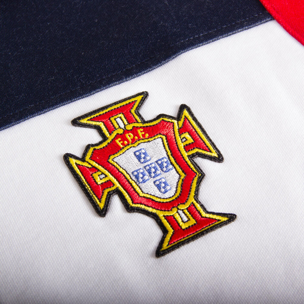 Portugal 1986 - Chaqueta de fútbol retro - Blanca – COPA Football 5/6
