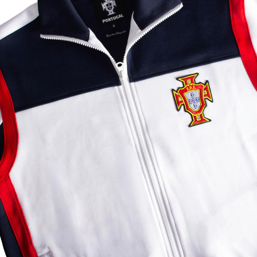 Portugal 1986 - Chaqueta de fútbol retro - Blanca – COPA Football 4/6
