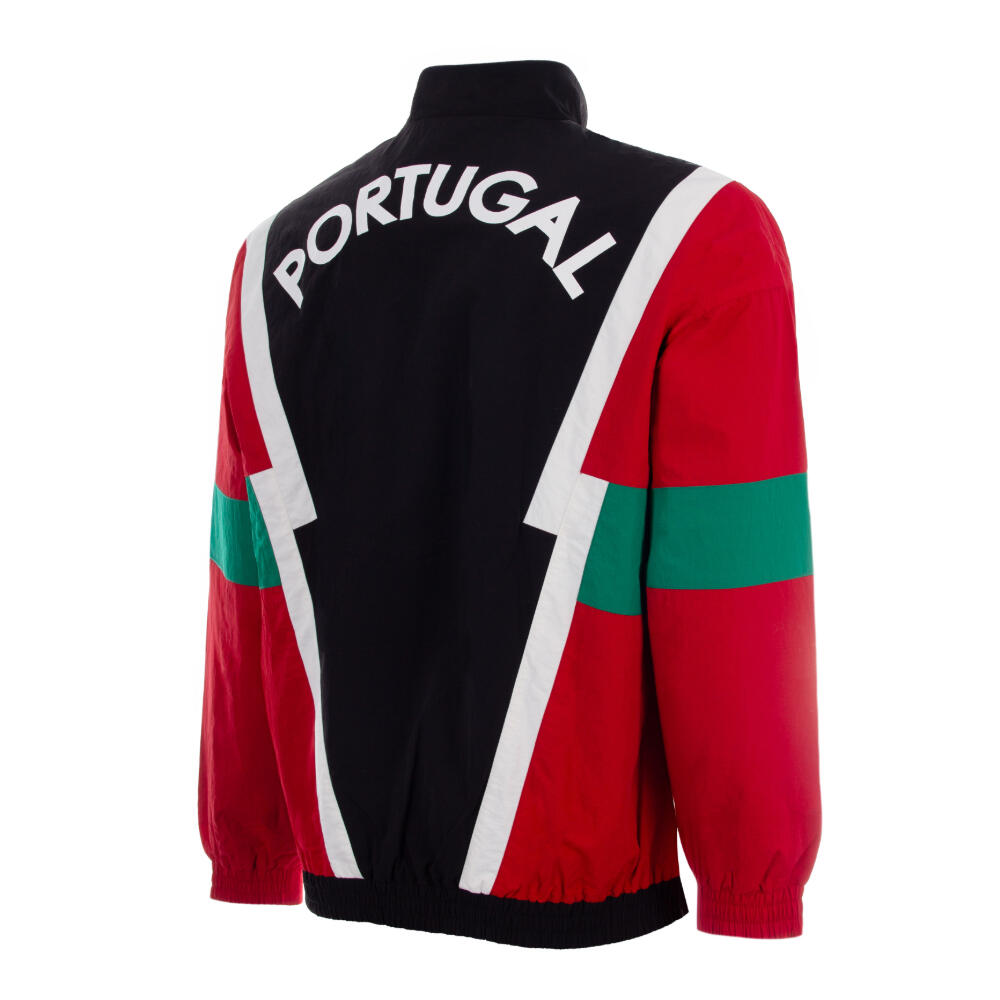 Portugal 1990 - Chaqueta de fútbol retro - Roja; Negra – COPA Football 3/6