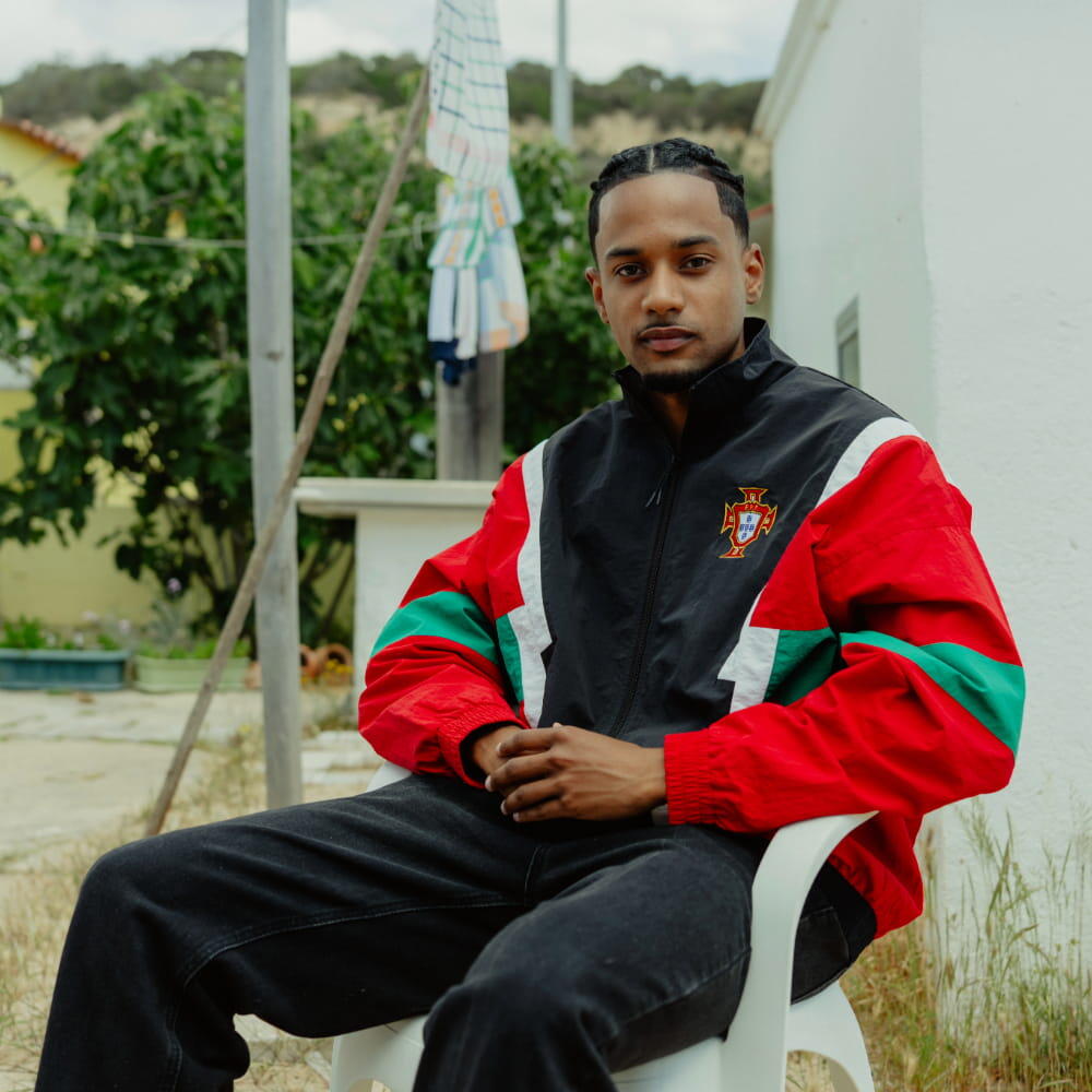 Portugal 1990 - Chaqueta de fútbol retro - Roja; Negra – COPA Football 2/6