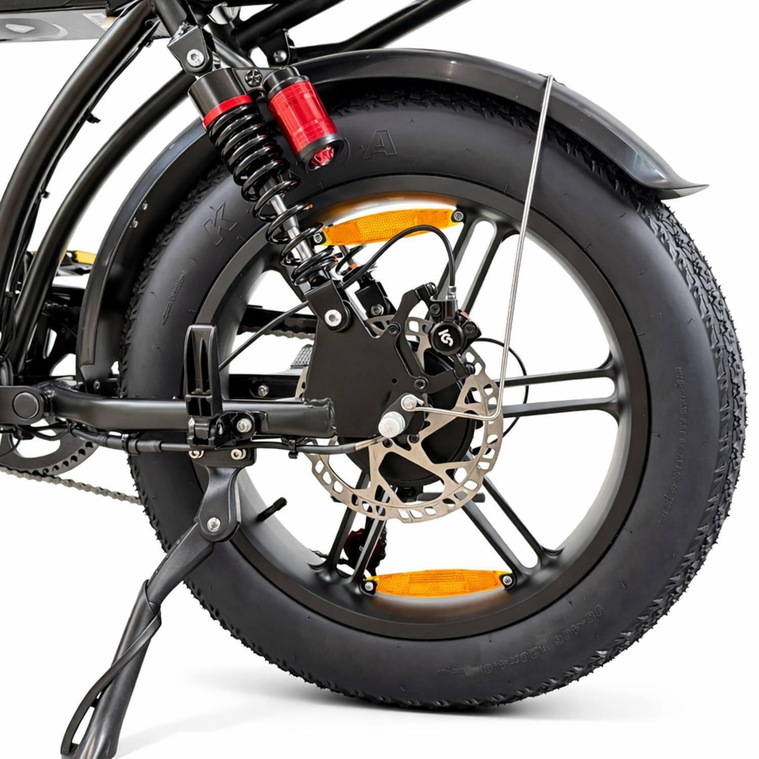 E-Bike Urbana Dupla Bateria 48V 35Ah Pneus Largos Suspensão Total PIXAR M9 3/6