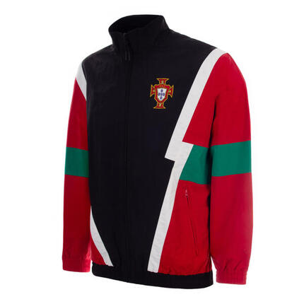 Portugal 1990 - Veste de football rétro - Rouge; Noire – COPA Football