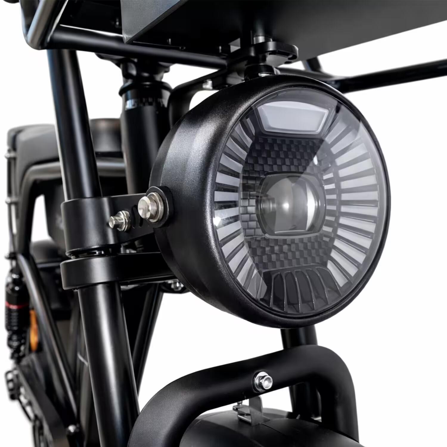 E-Bike Urbana Dupla Bateria 48V 35Ah Pneus Largos Suspensão Total PIXAR M9 5/7