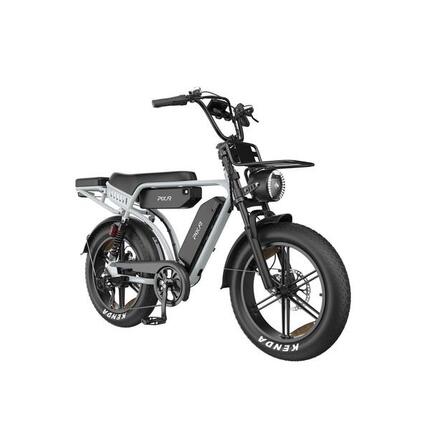 Uniseks E-bike Dubbele Batterij 48V 35Ah Dikke Banden Volledige Vering PIXAR M9
