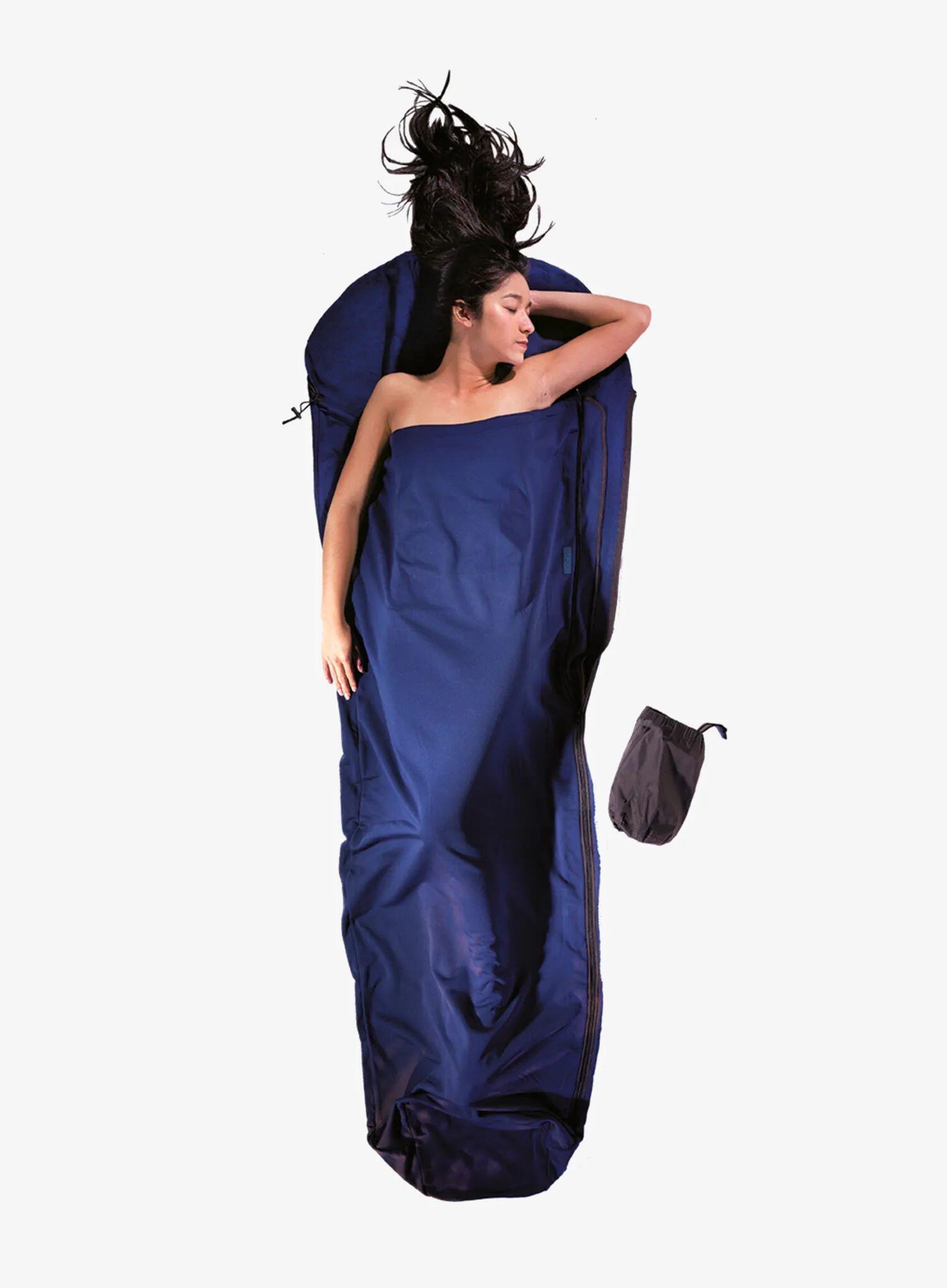 Wkładka do śpiwora Cocoon Microfleece MummyLiner - Lightweight - dark petrol 2/2