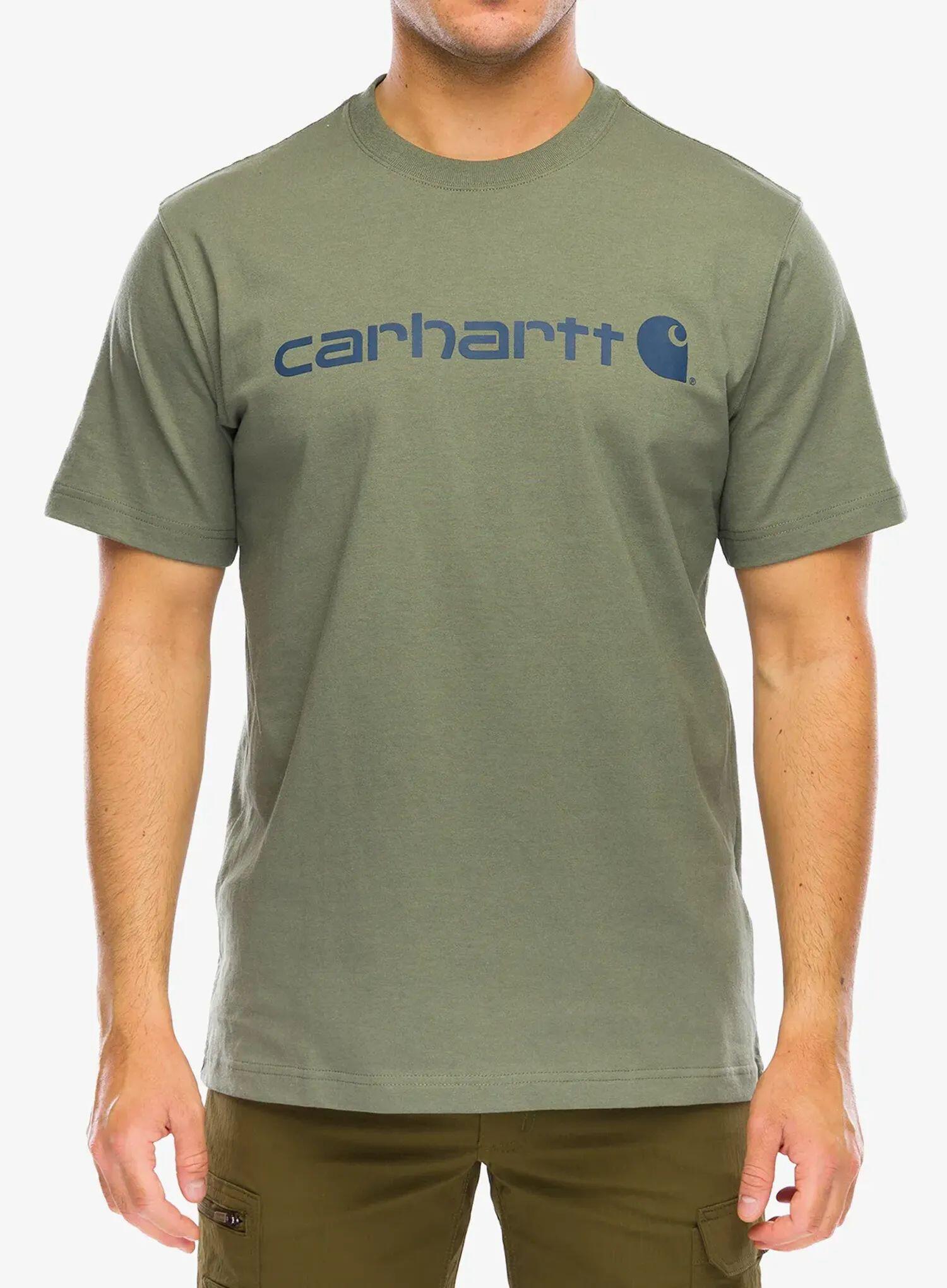 Koszulka bawełniana Carhartt Dearborn Relaxed Logo T-Shirt 1/7