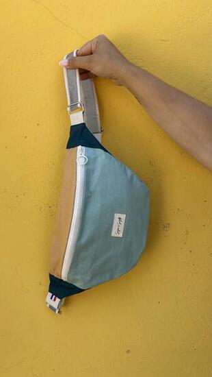 La banane imperméable et réfléchissante XL Vert / Jaune