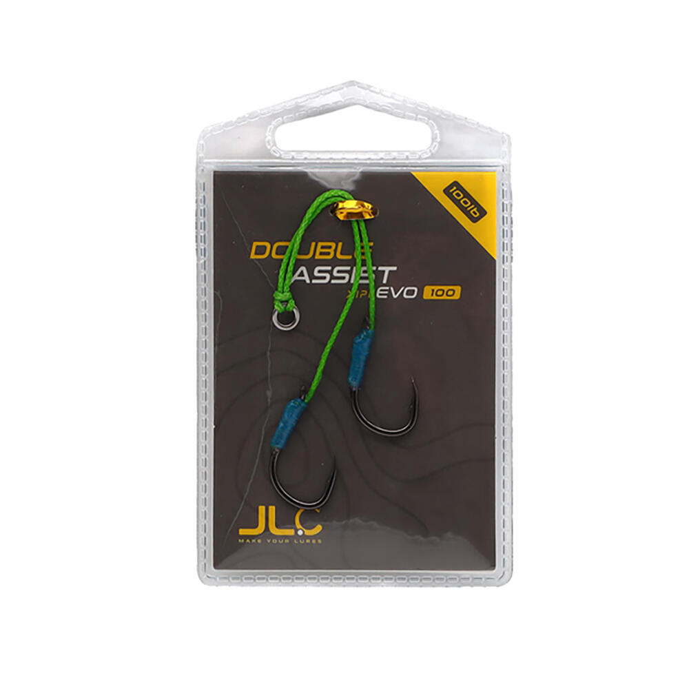 Anzuelo doble assist tentáculos jigging Xipi EVO JLC 100 mm 2/3