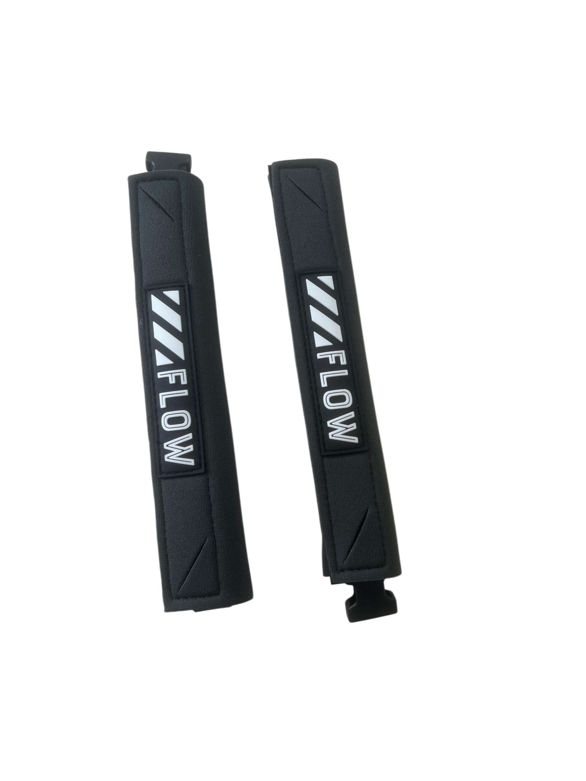 Leash para aletas de neopreno gris oscuro 3/3