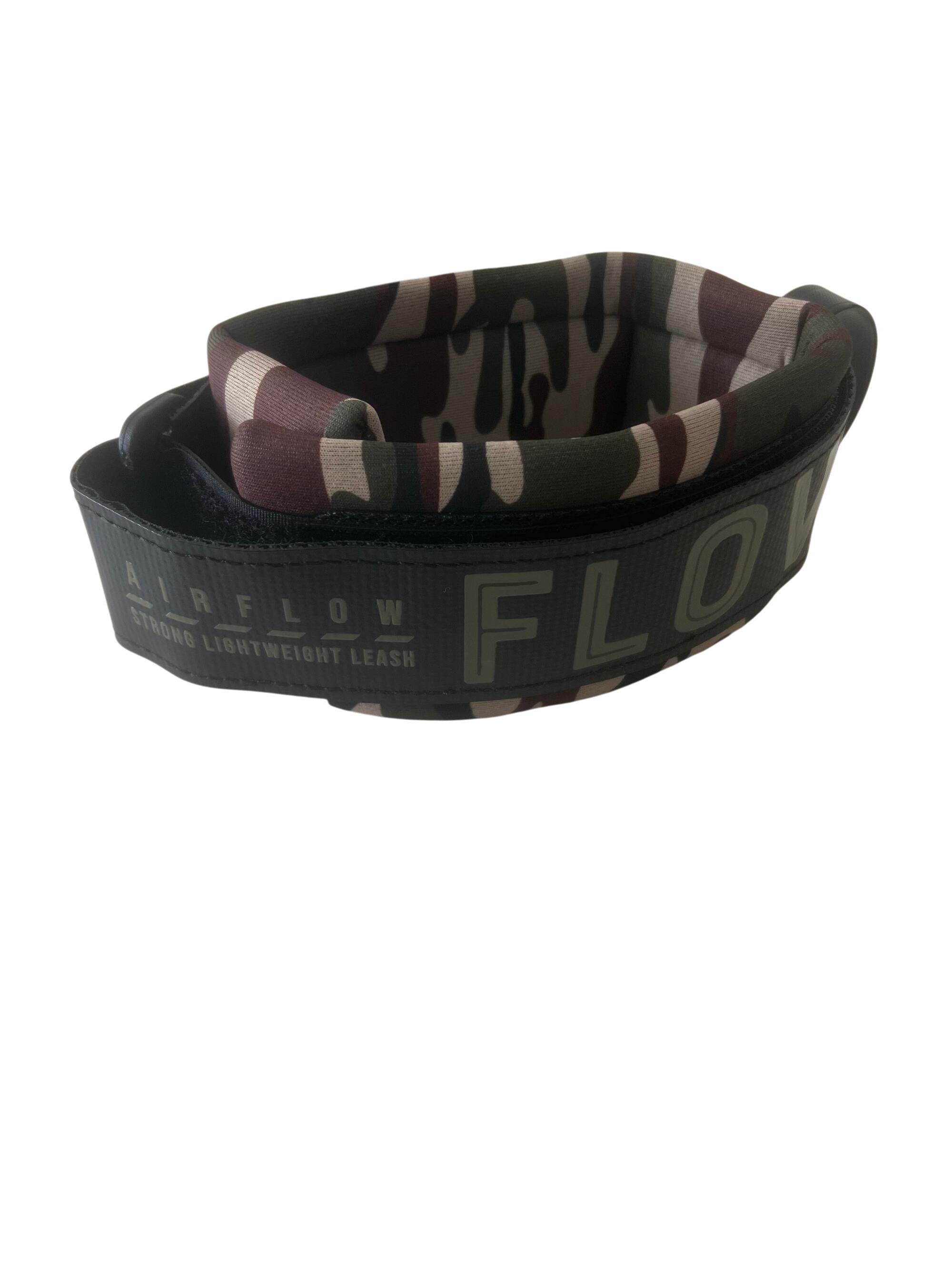 Leash bodyboard 8 mm, bíceps, ultraligero, negro/camuflaje 3/4