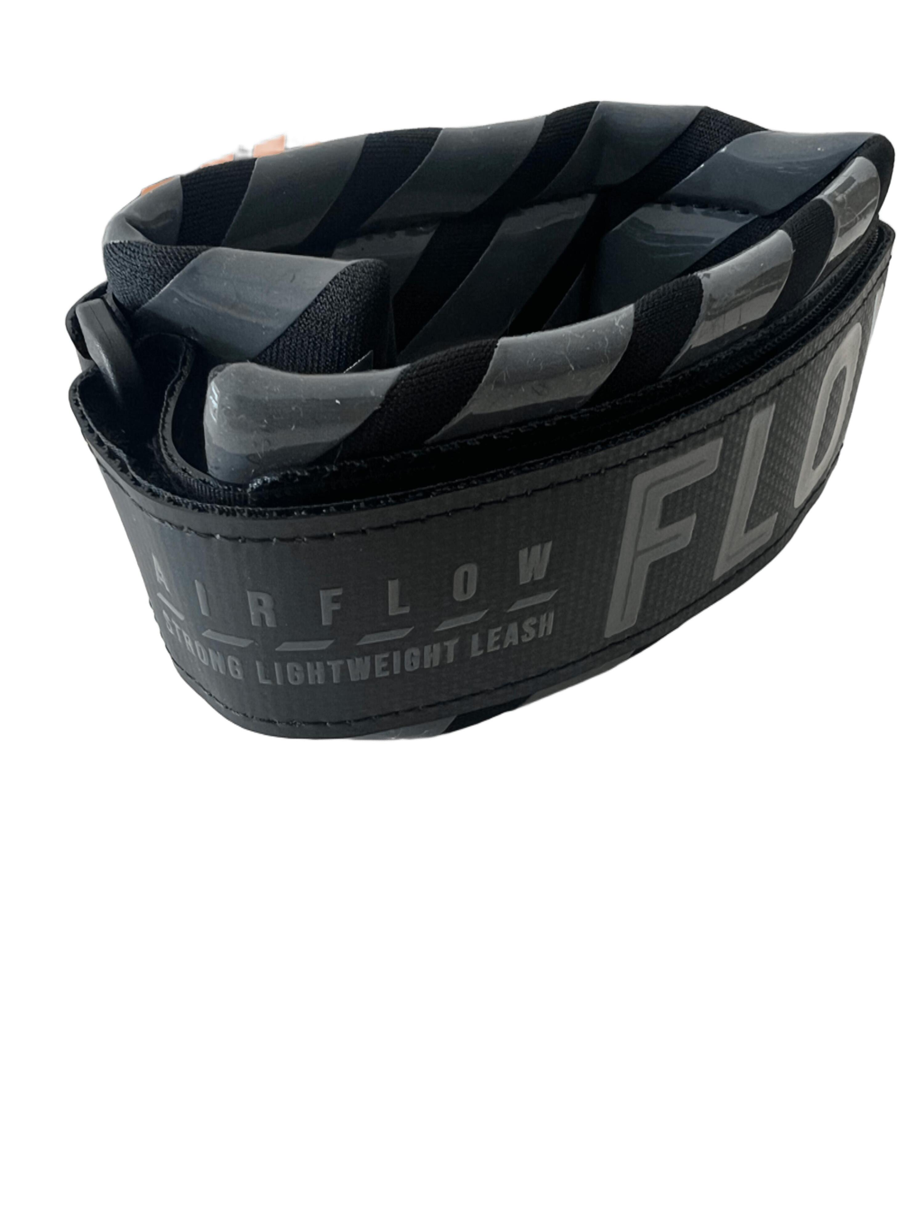 Leash bodyboard 8 mm, bíceps, ultraligero, negro/gris oscuro 3/4