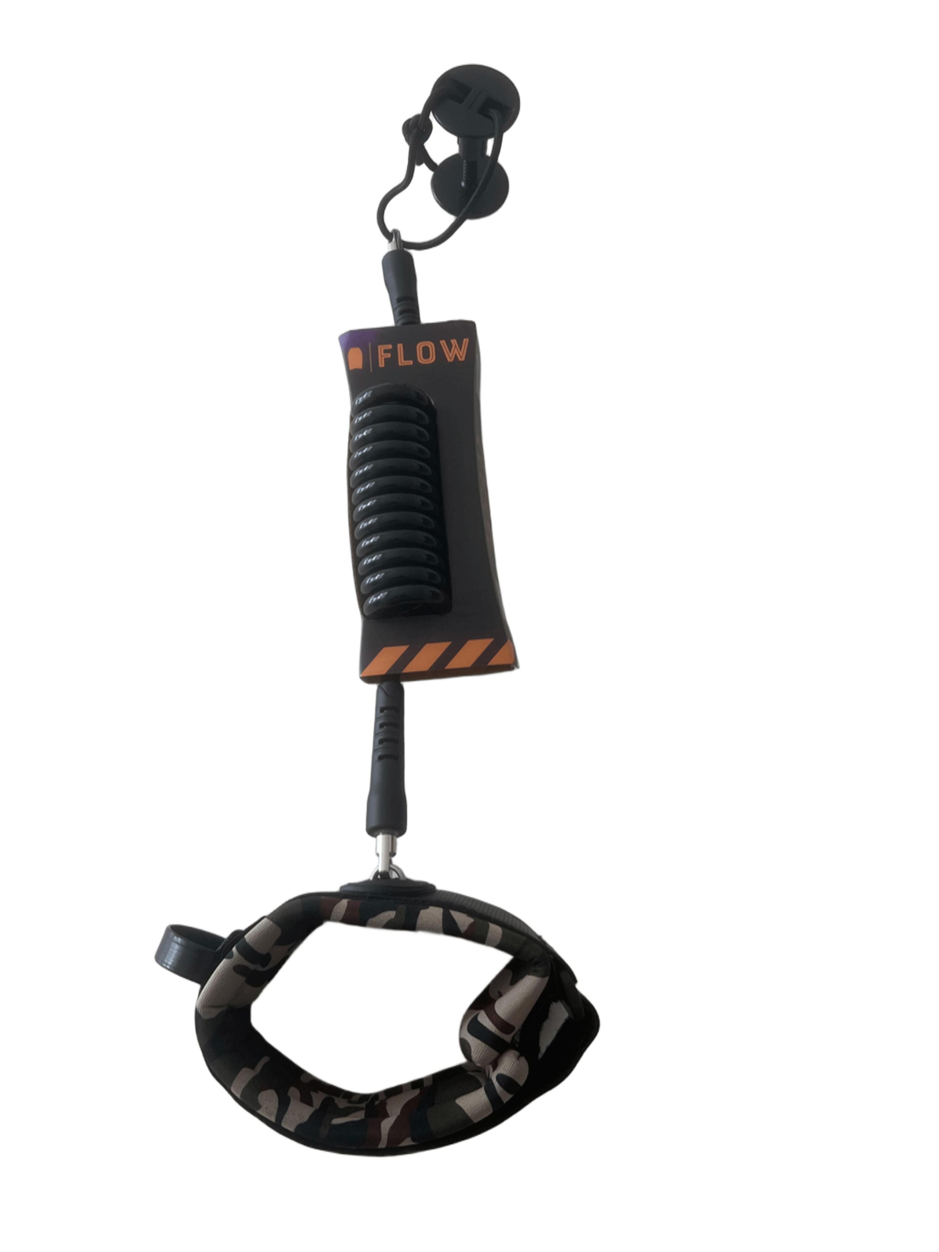 Leash bodyboard 8 mm, bíceps, ultraligero, negro/camuflaje 2/4
