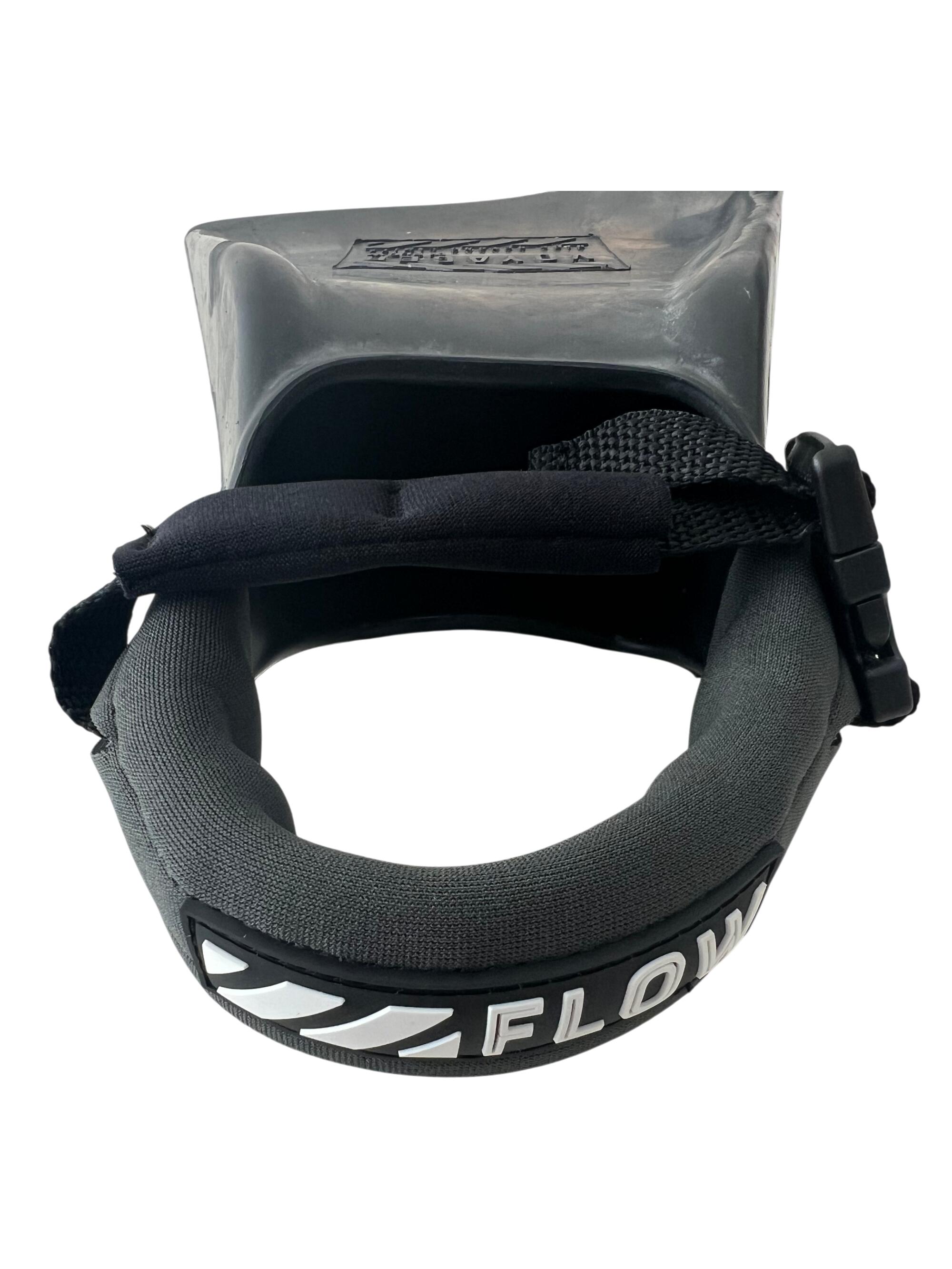Leash para aletas de neopreno gris oscuro 2/3