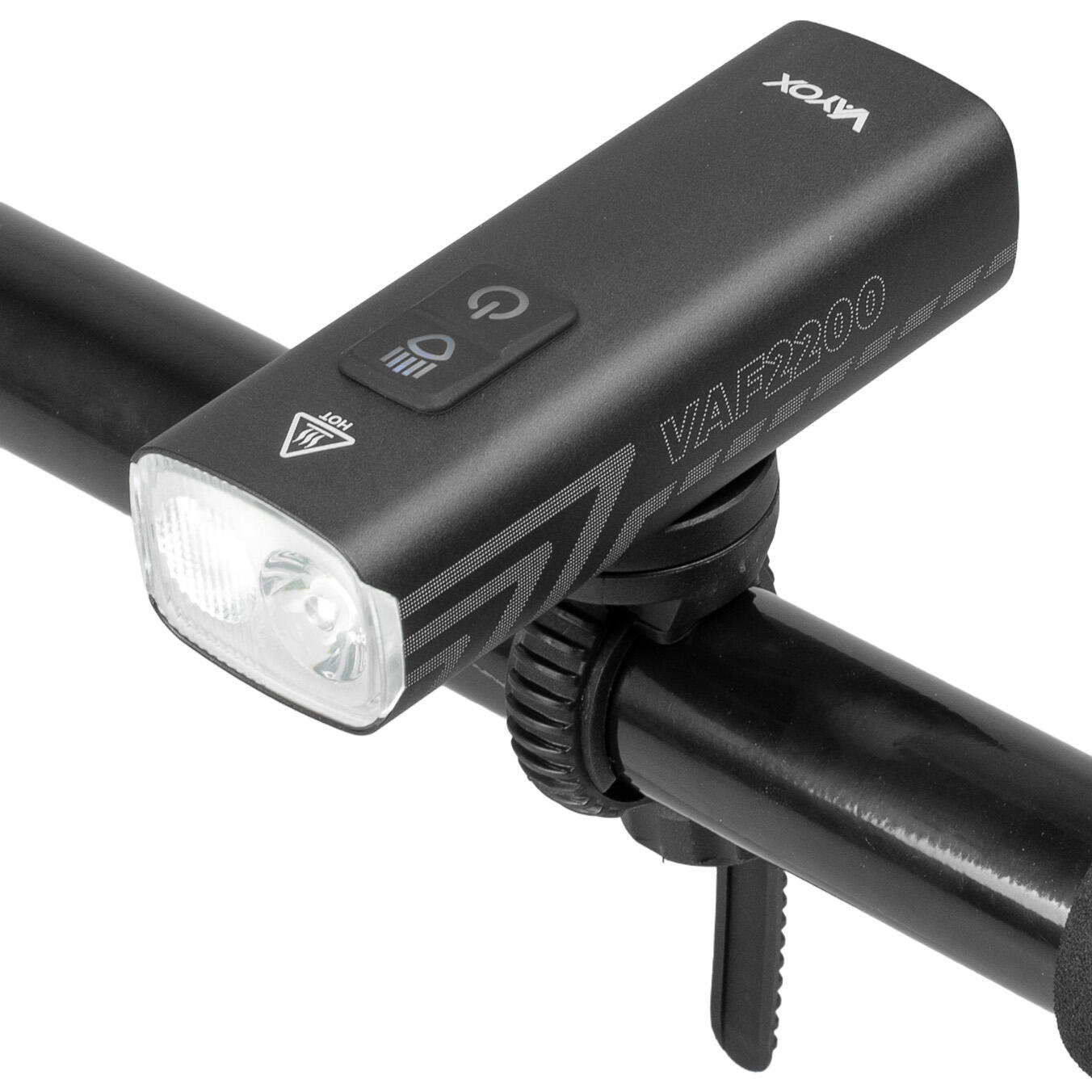 Lampka rowerowa przednia Vayox VAF2200 2200lm akumulatorowa USB-C 3/8