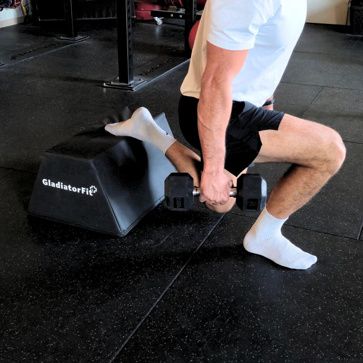 Panca per la spinta dell'anca GladiatorFit 3/5