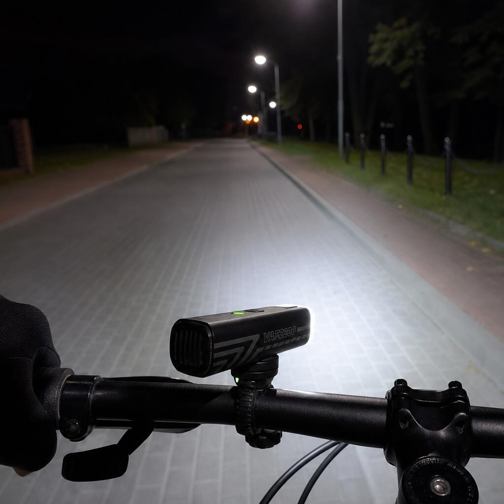 Lampka rowerowa przednia Vayox VAF2200 2200lm akumulatorowa USB-C 2/8