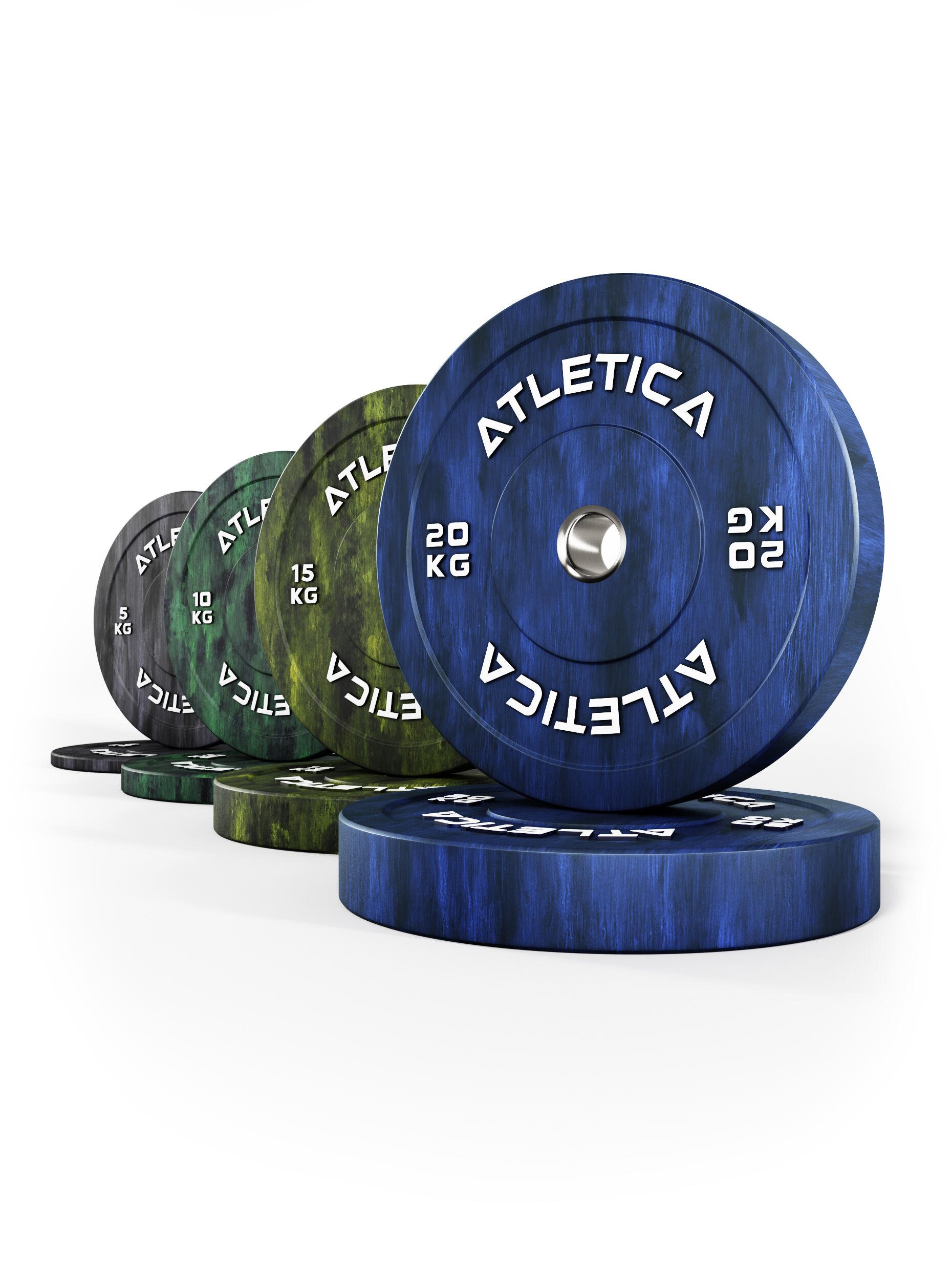 Fusion Bumper Plates SET | 100kg 1/3