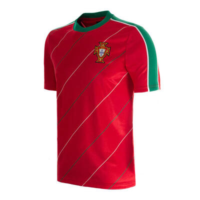 Portugal 1984 - retro voetbalshirt - rood – copa football