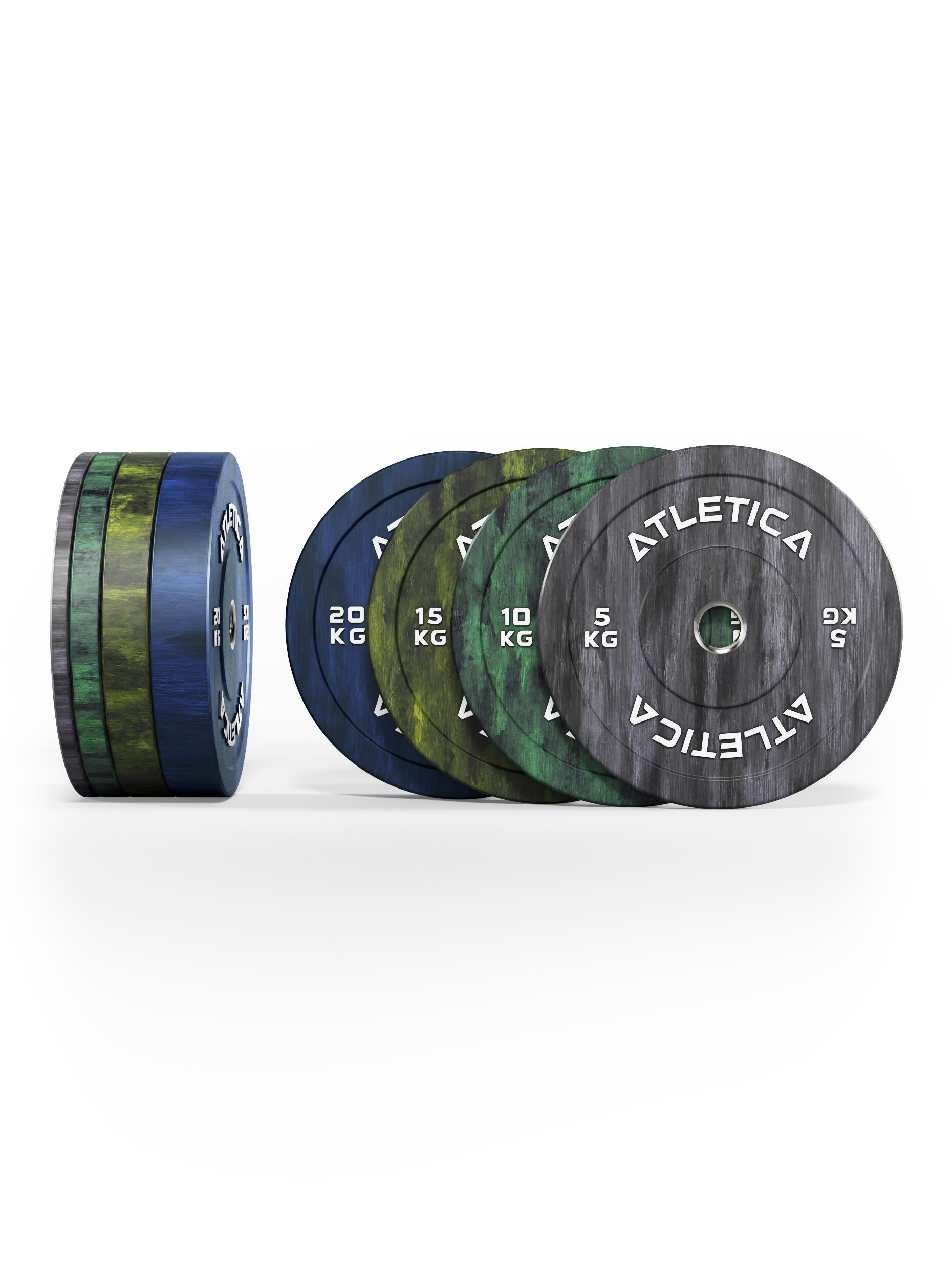 Fusion Bumper Plates SET | 100kg 3/3