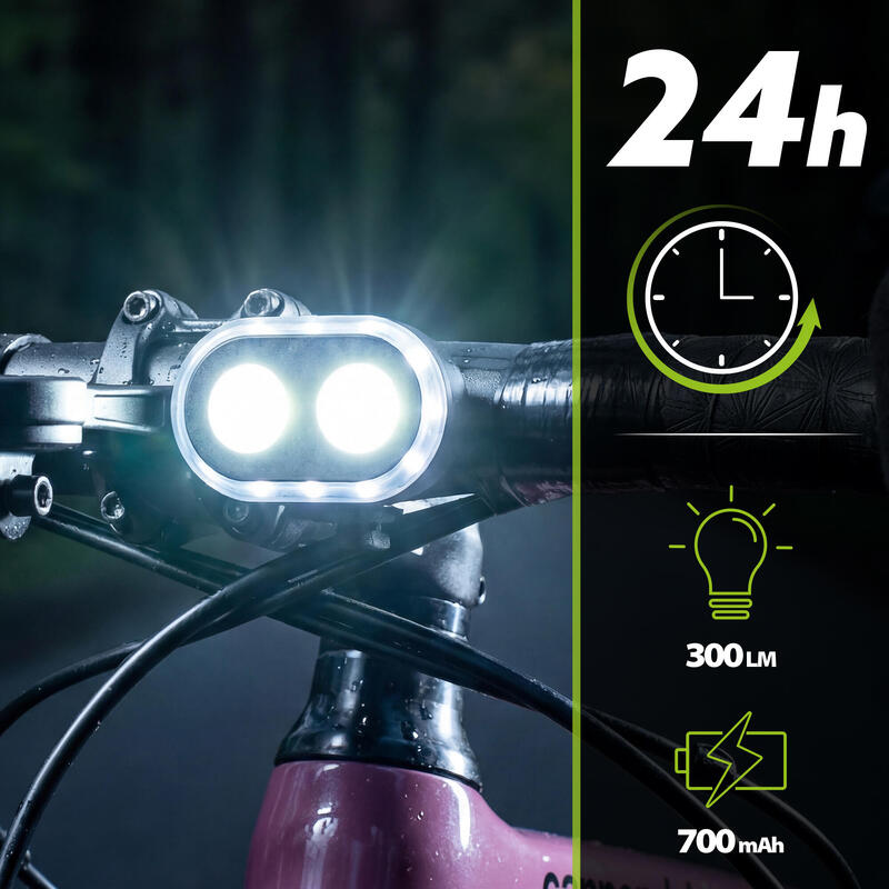 Lampă față pentru bicicletă Vayox VAF300 300lm cu acumulator USB-C