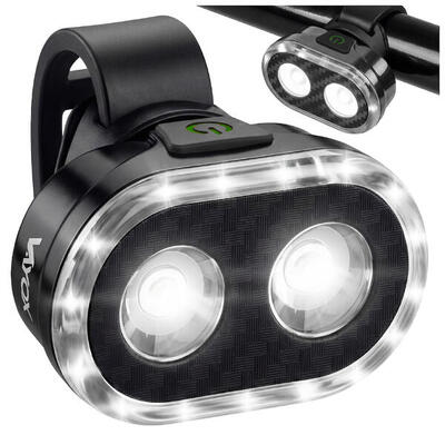 Vayox vaf300 voorlicht voor de fiets 300lm oplaadbaar usb-c