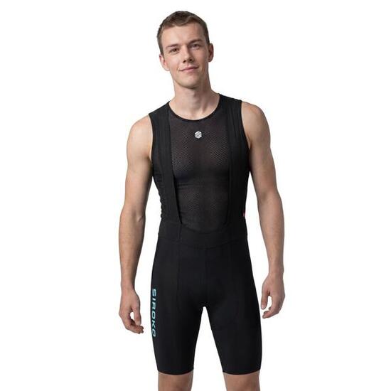 Men 's cycling bib shorts BX Neon Riders Black Black