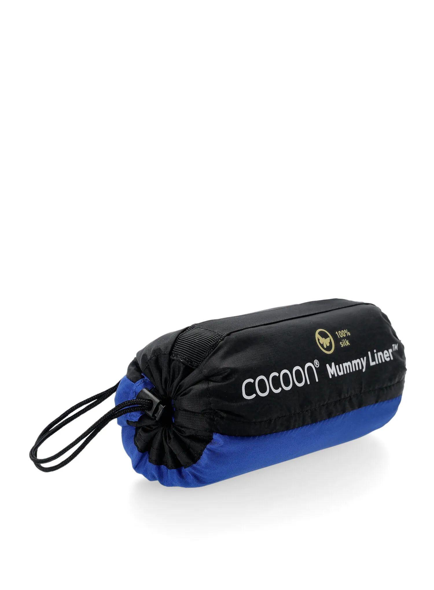 Seiden-Schlafsack Silk MummyLiner ultramarine blue 3/6