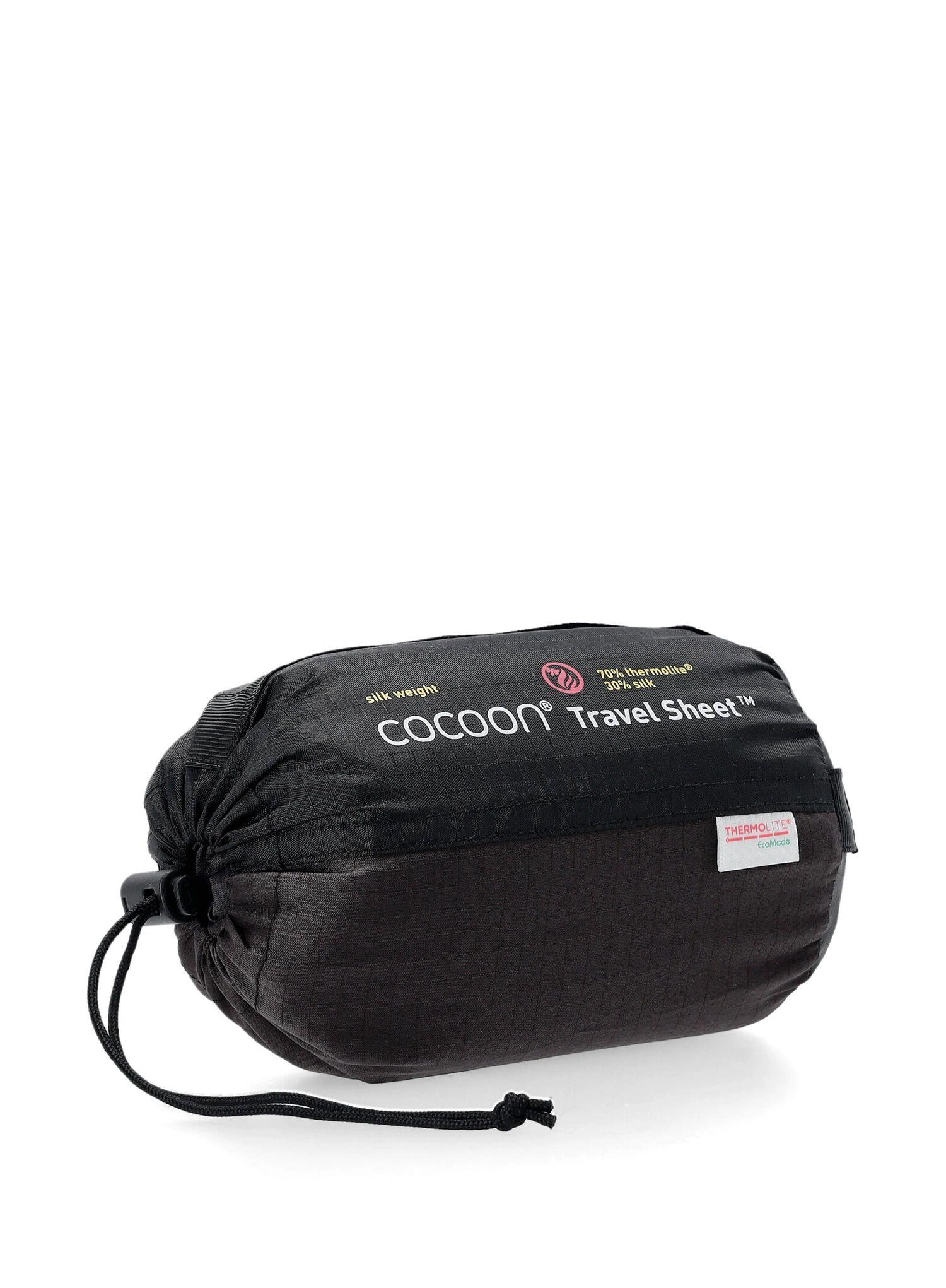 Wkładka do śpiwora Cocoon TravelSheet - Thermolight Silkweight - volcano grey 3/5
