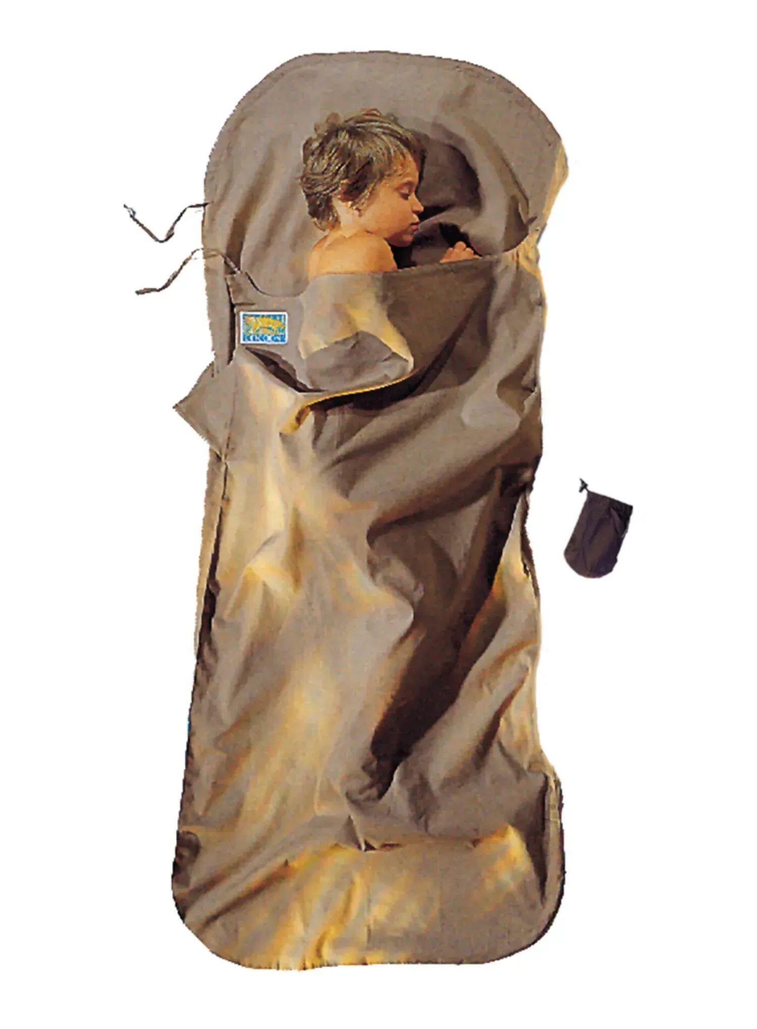 Inlett für Kinder Cotton KidSack khaki 2/6