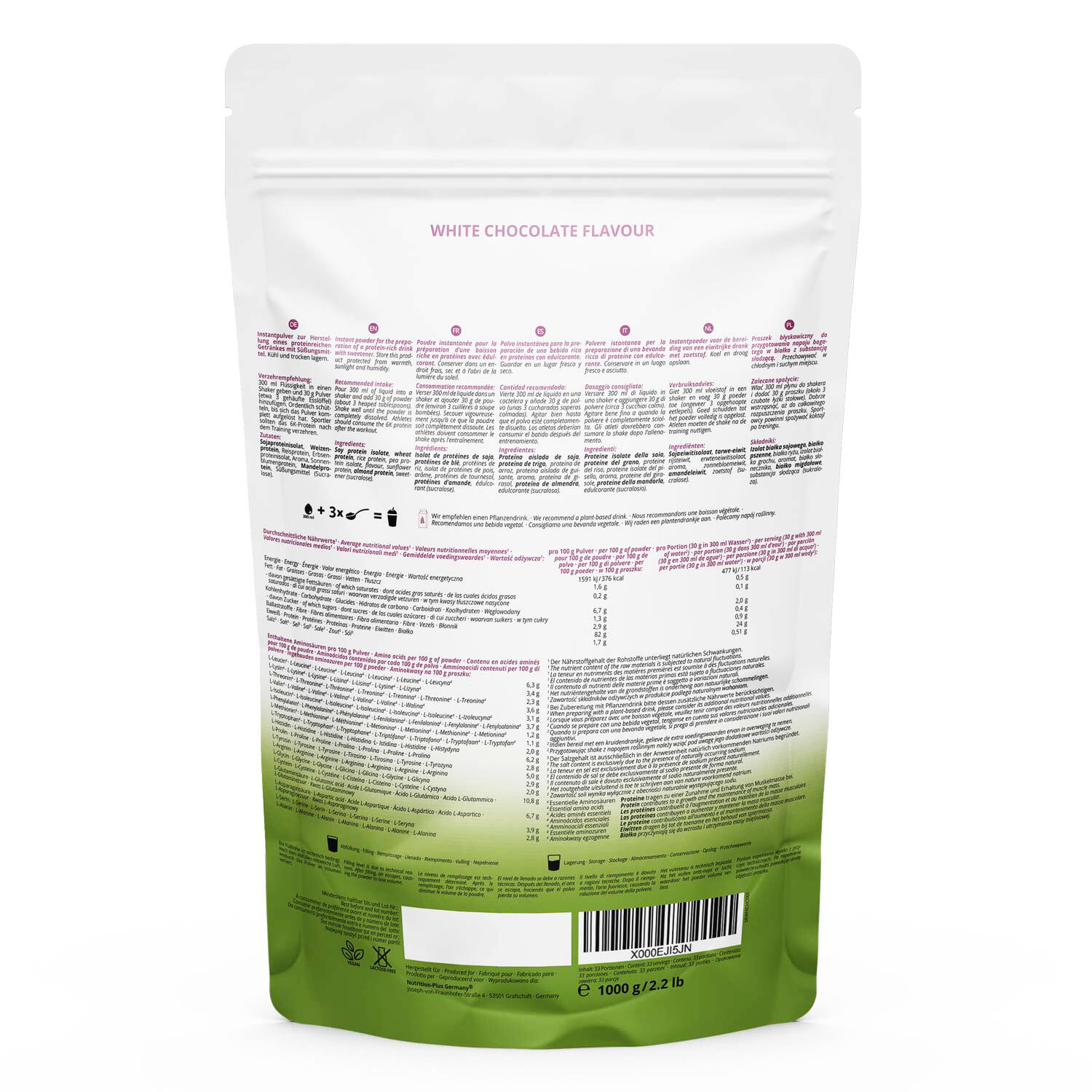Proteinpulver 6K 1000g - White Chocolate 2/5