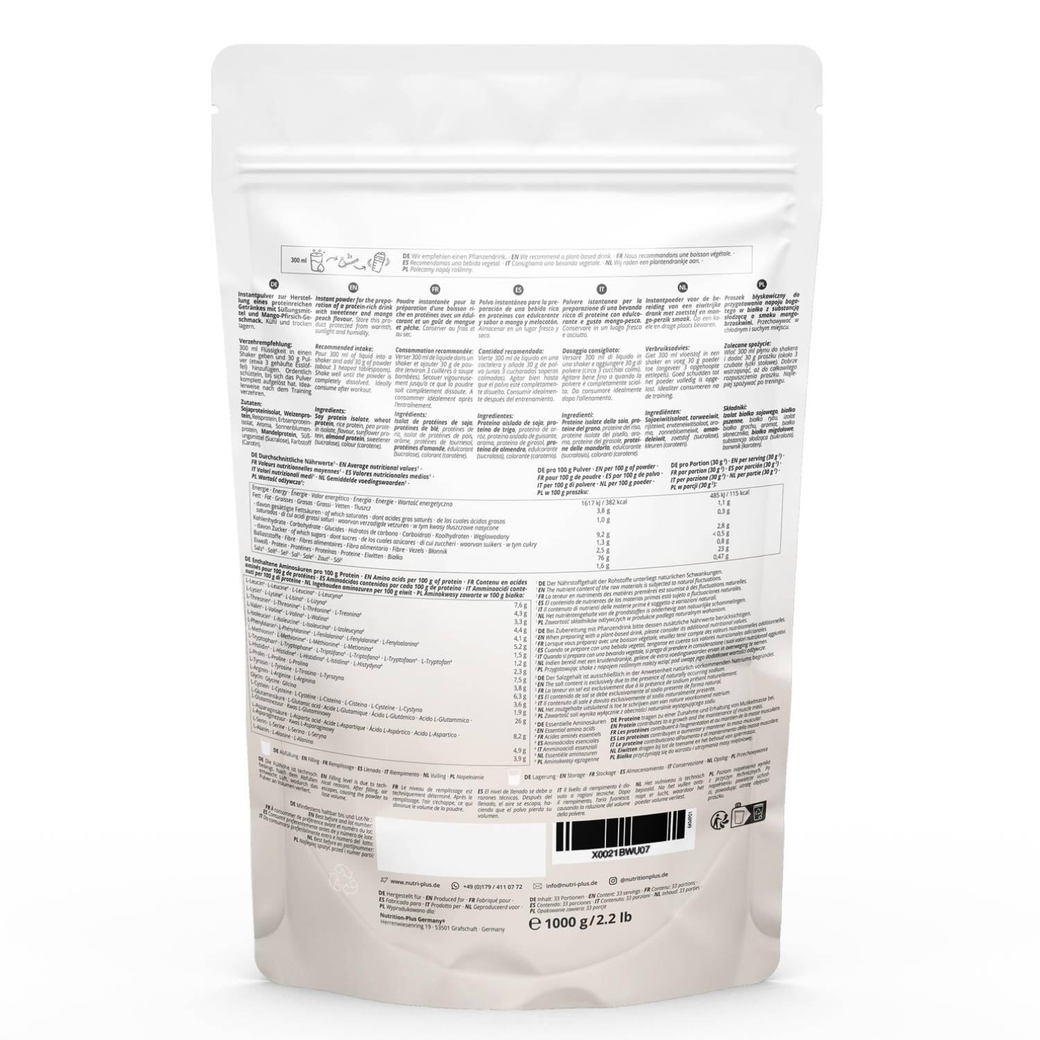 Proteinpulver 6K 1000g - Mango-Peach 2/5