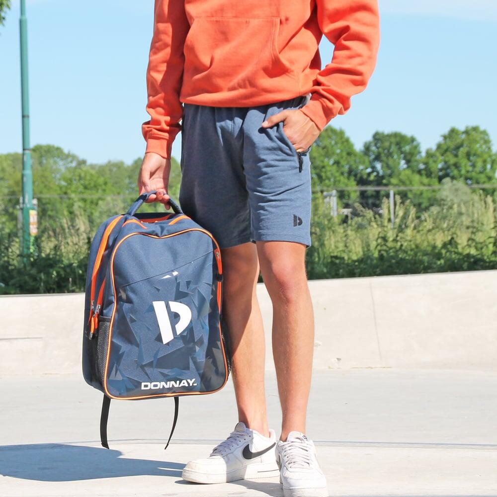 Tennis-/Padel-Rucksack Match 25 Liter Marineblau/Orange 5/6