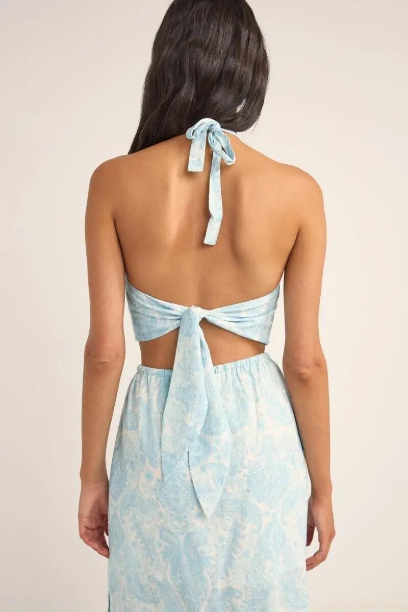 Jean Paisley Halter - Dames Top 3/4