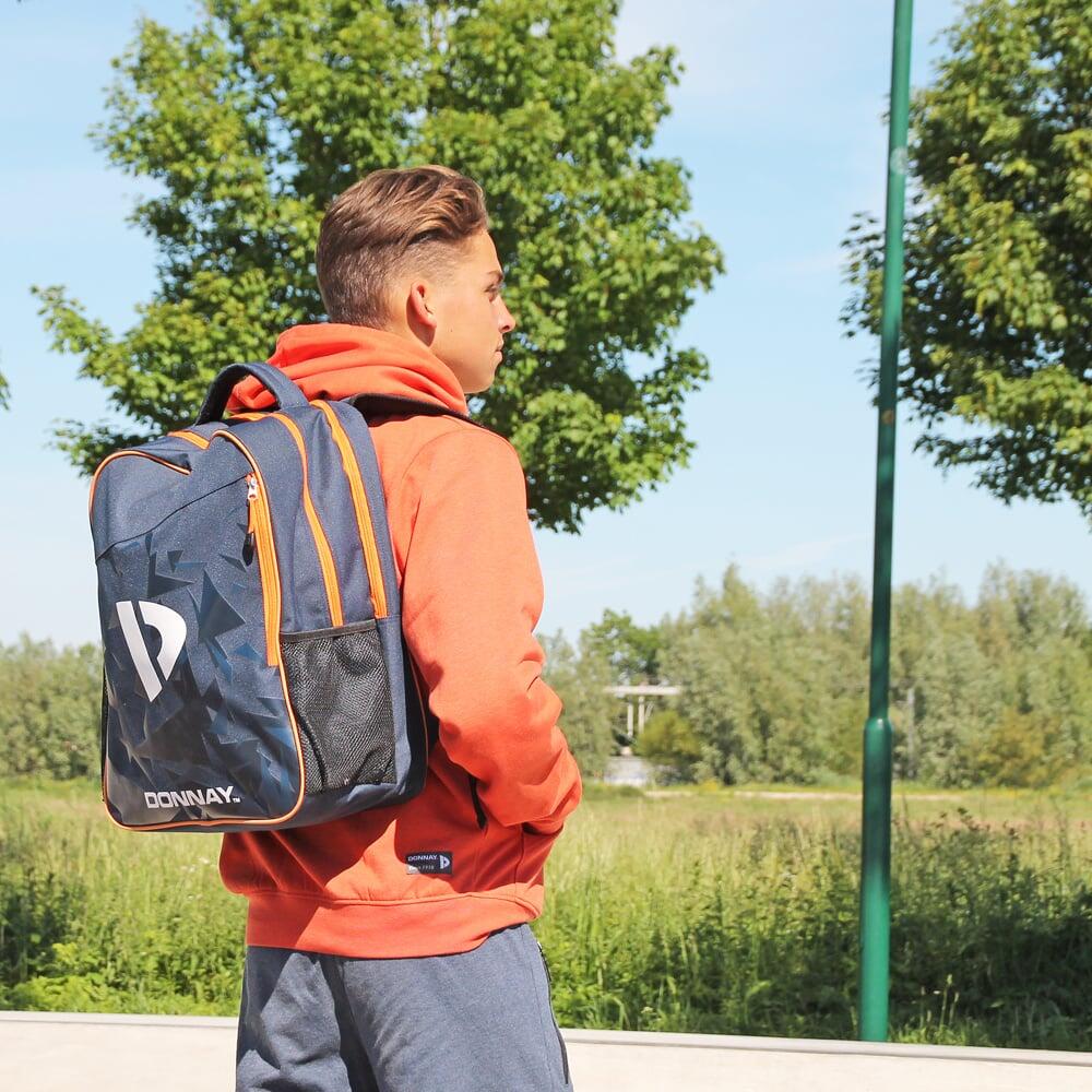 Tennis-/Padel-Rucksack Match 25 Liter Marineblau/Orange 6/6