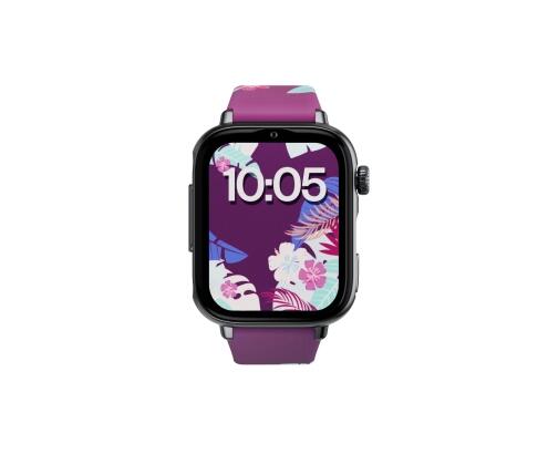 SaveWatch Plus 2 Boîtier noir Bracelet Silicone Maui 2/6