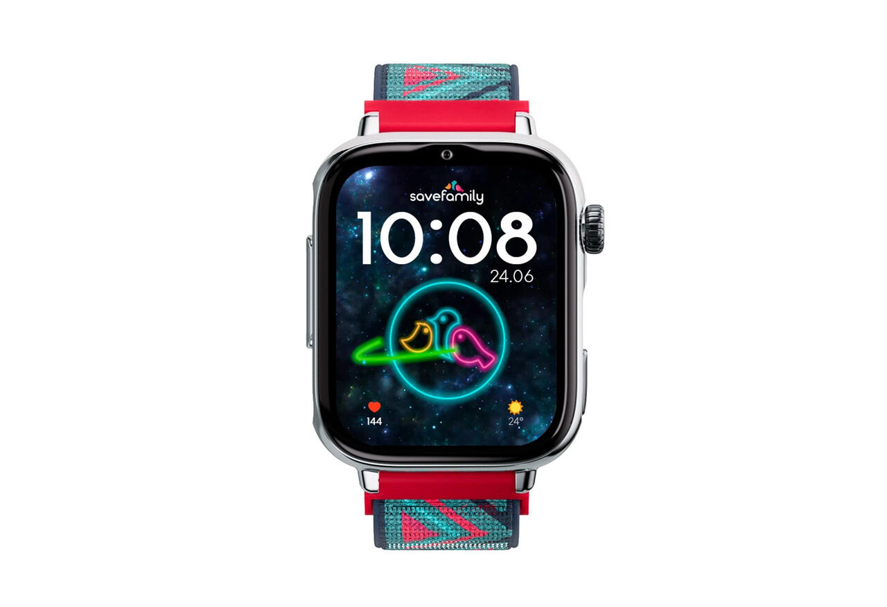 SaveWatch Plus 2 Boîtier argenté Bracelet Tissu Tribeca 2/6