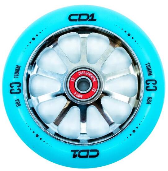 CORE CD1 Stuntstep Wiel 110mm Blue Chrome