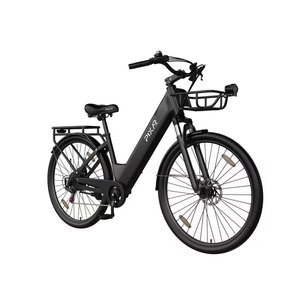 Unisex City E-Bike 36V 18Ah 250W 27.5" 7-Speed Hydraulic Brakes PIXAR C1 PRO 3/7