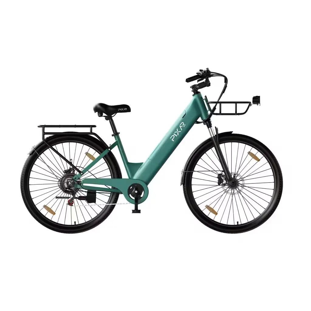 Unisex City E-Bike 36V 18Ah 250W 27.5" 7-Speed Hydraulic Brakes PIXAR C1 PRO 2/7