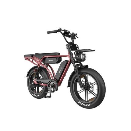 Uniseks E-bike Dubbele Batterij 48V 35Ah Dikke Banden Volledige Vering PIXAR M9
